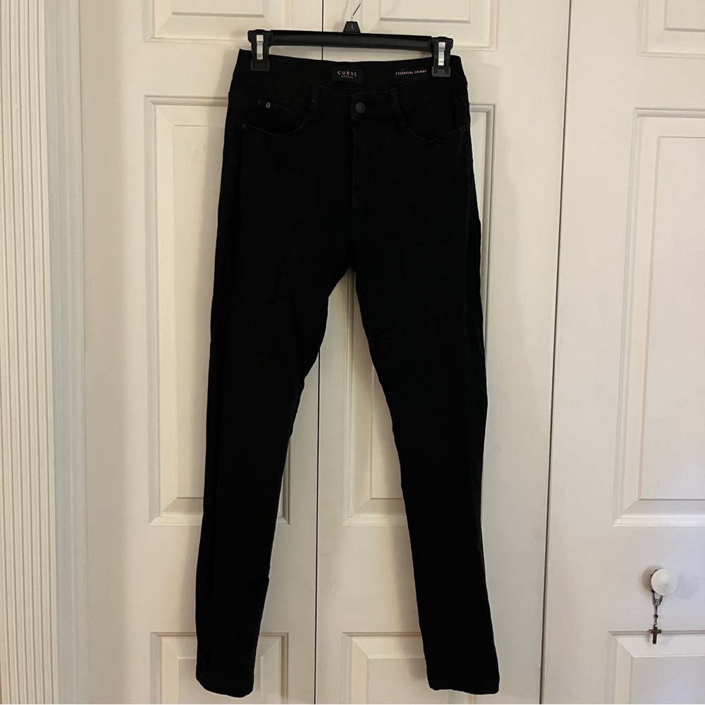 Essentials Jet Black Skinny Jeans